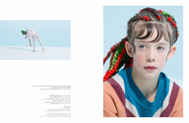 kids fashion editorial by Federico Leone